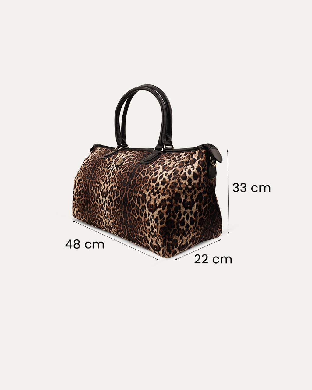 Cheetah Print Travel Duffel Bag