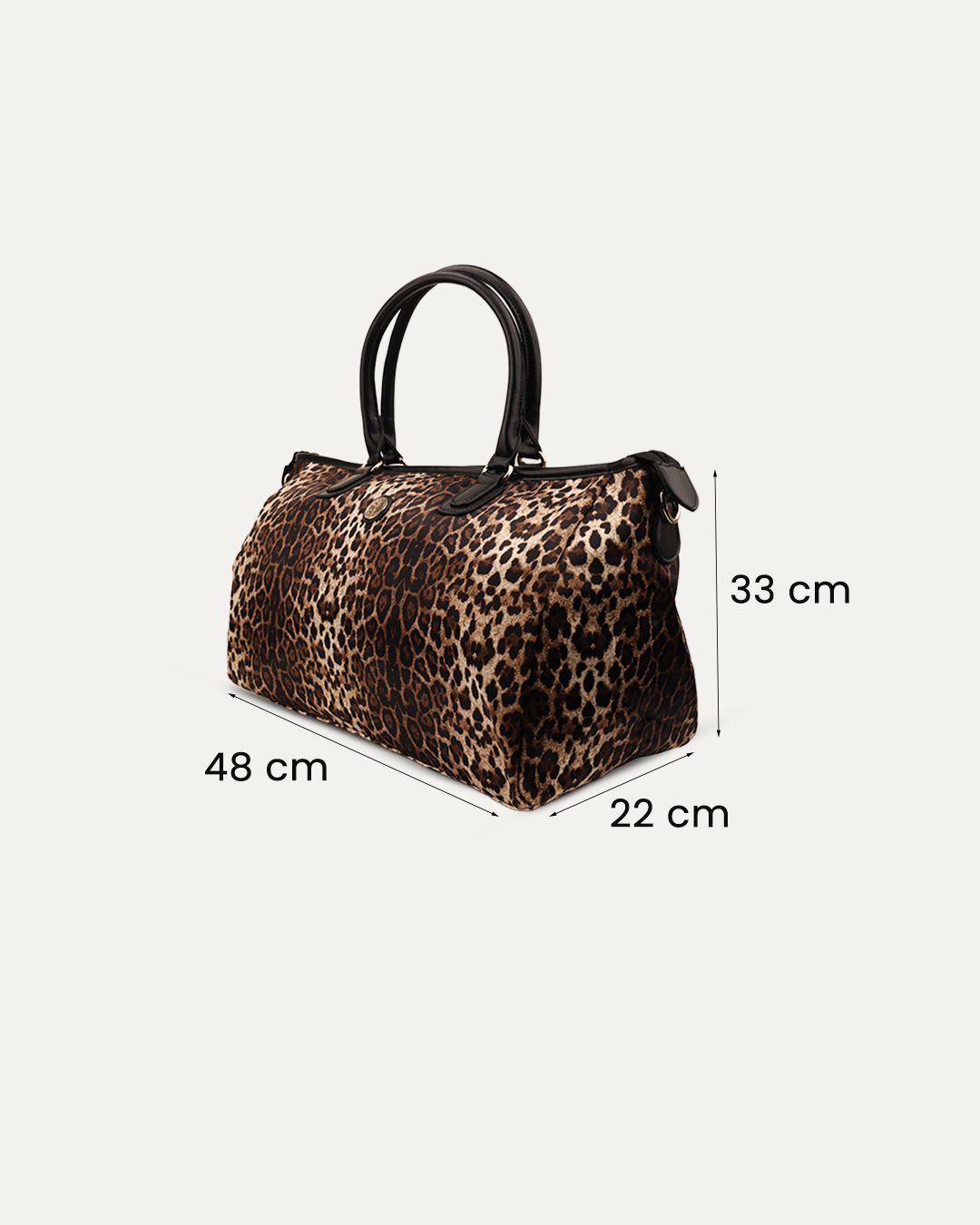 Cheetah Print Travel Duffel Bag