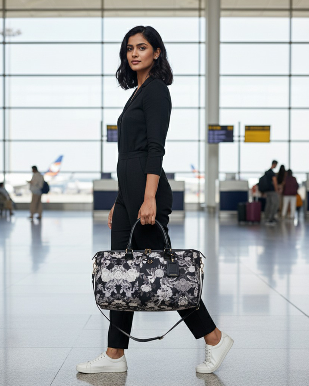 Femiga BloomDuffel - Noir Garden Edition (Femiga PrintLuxe Duffel)