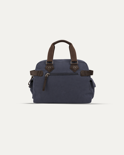 Denim Blue Canvas Duffle