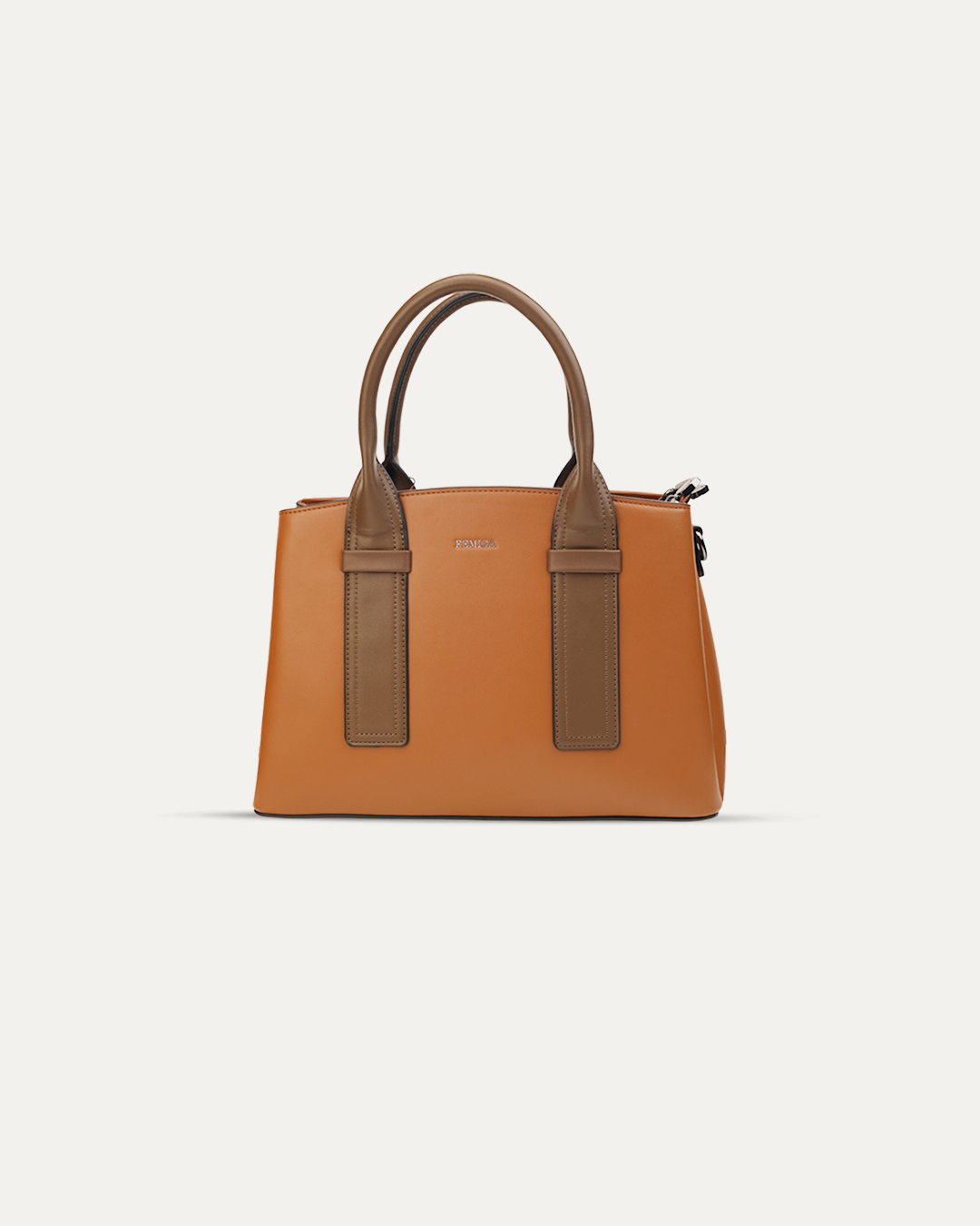 Contrast Handle Office Handbag