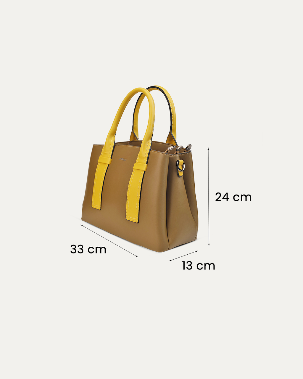 Two-Tone Formal Handbag