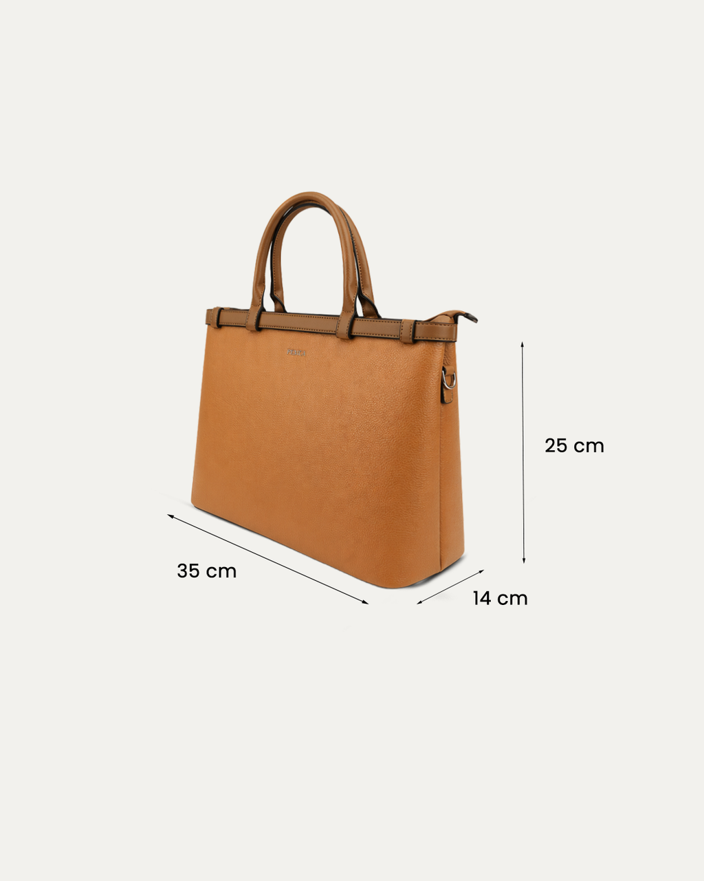 Belted Top-Handle Bag