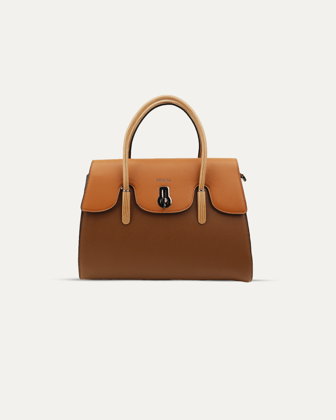 Textured Handle Office Bag