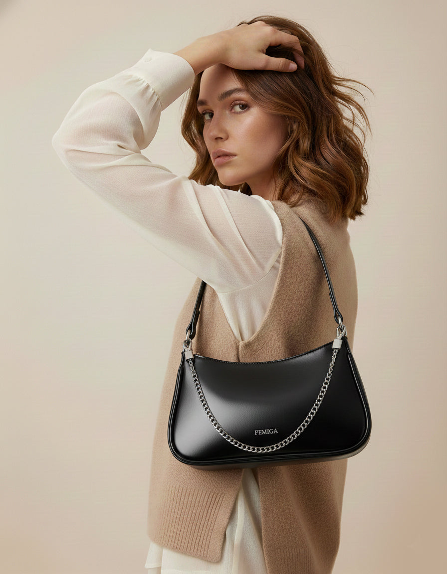 Black Party Shoulder Bag
