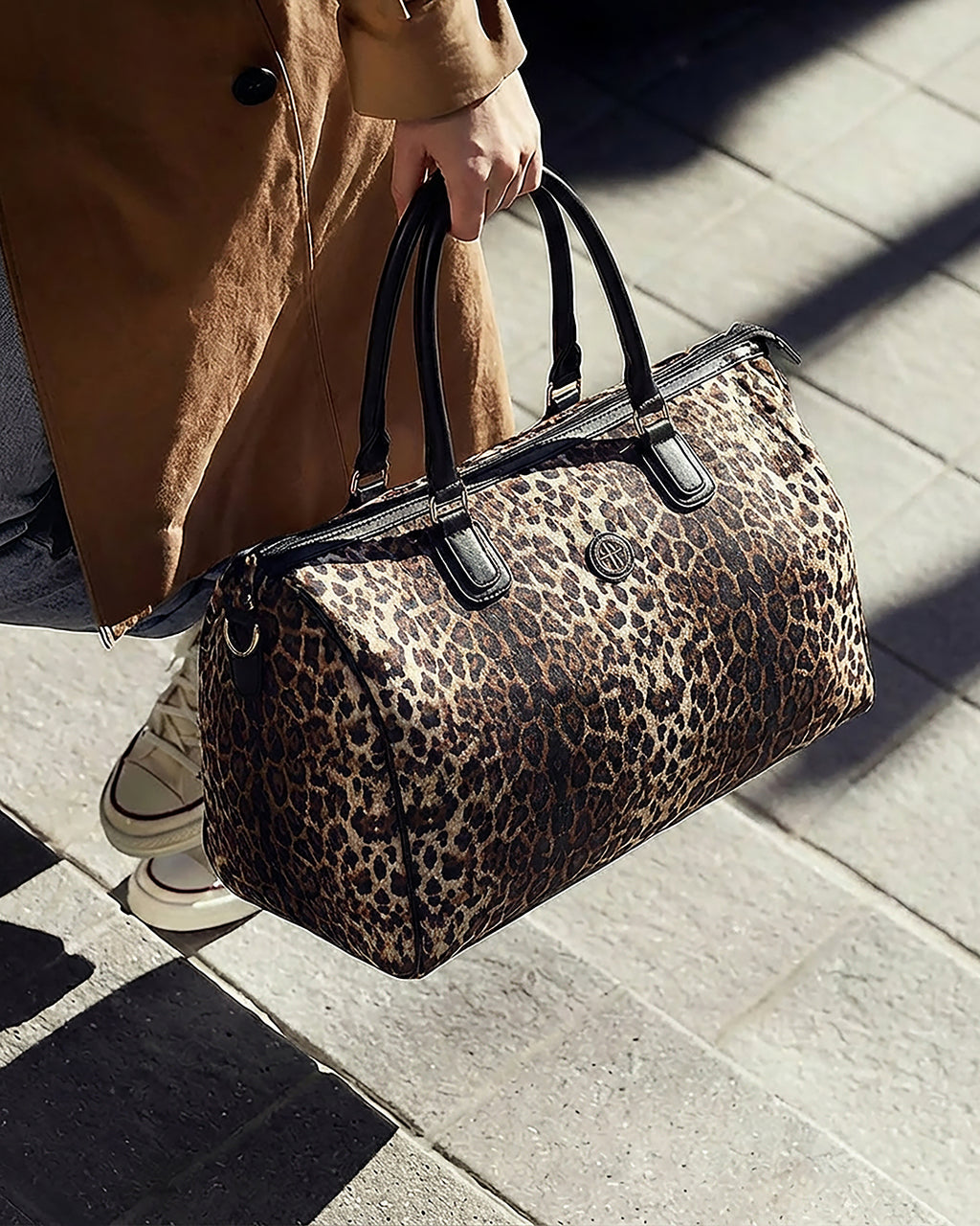 Cheetah Print Travel Duffel Bag