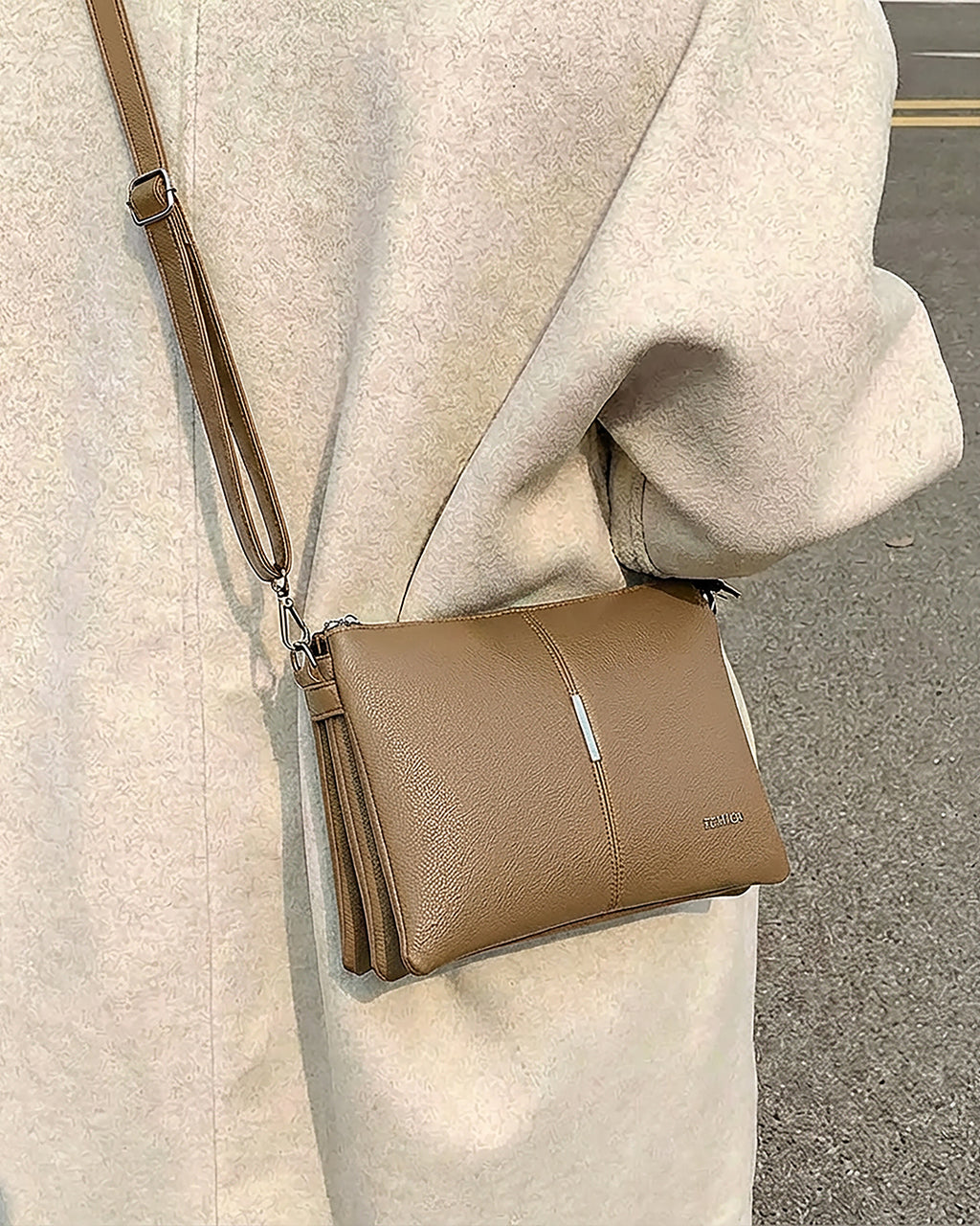 Elegant Brown Everyday Sling