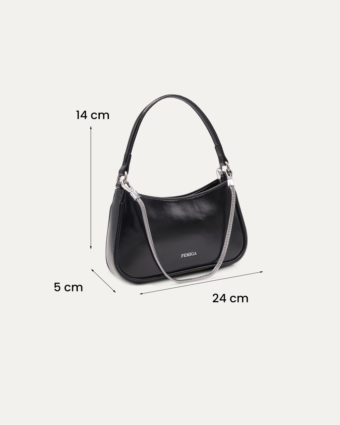Black Party Shoulder Bag