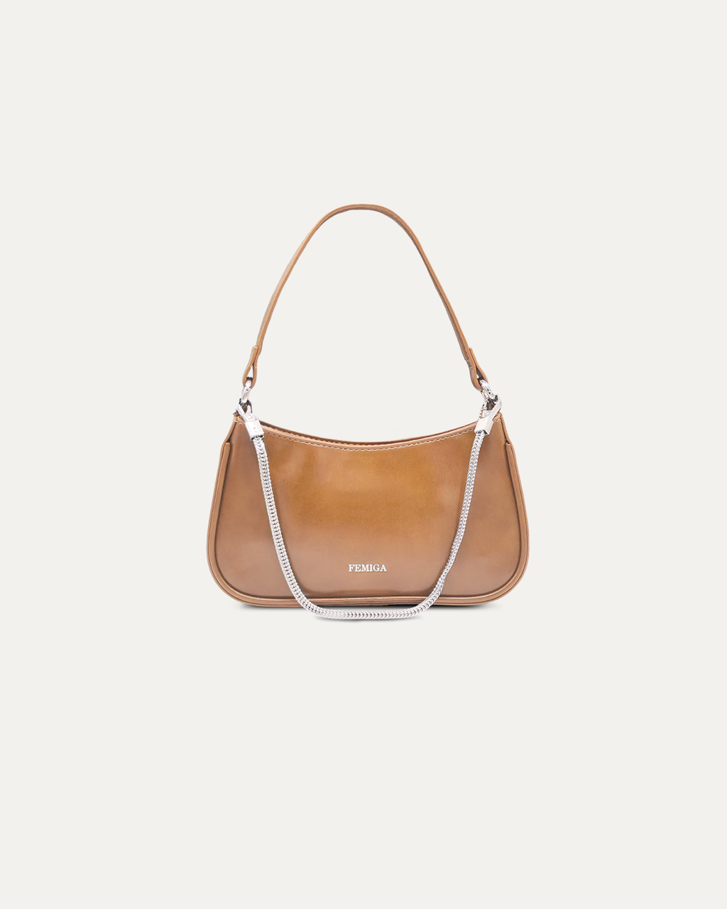 Tan Evening Shoulder Bag