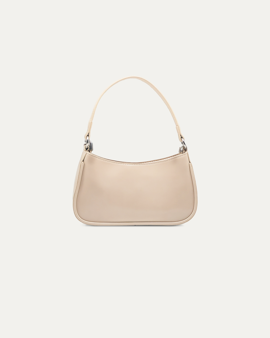 Minimalist Cream Shoulder Bag