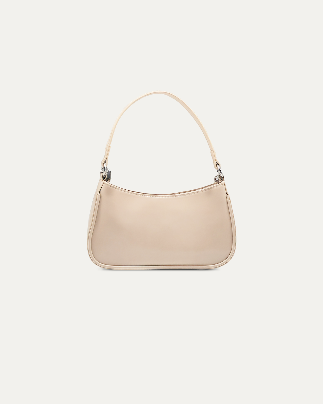 Minimalist Cream Shoulder Bag
