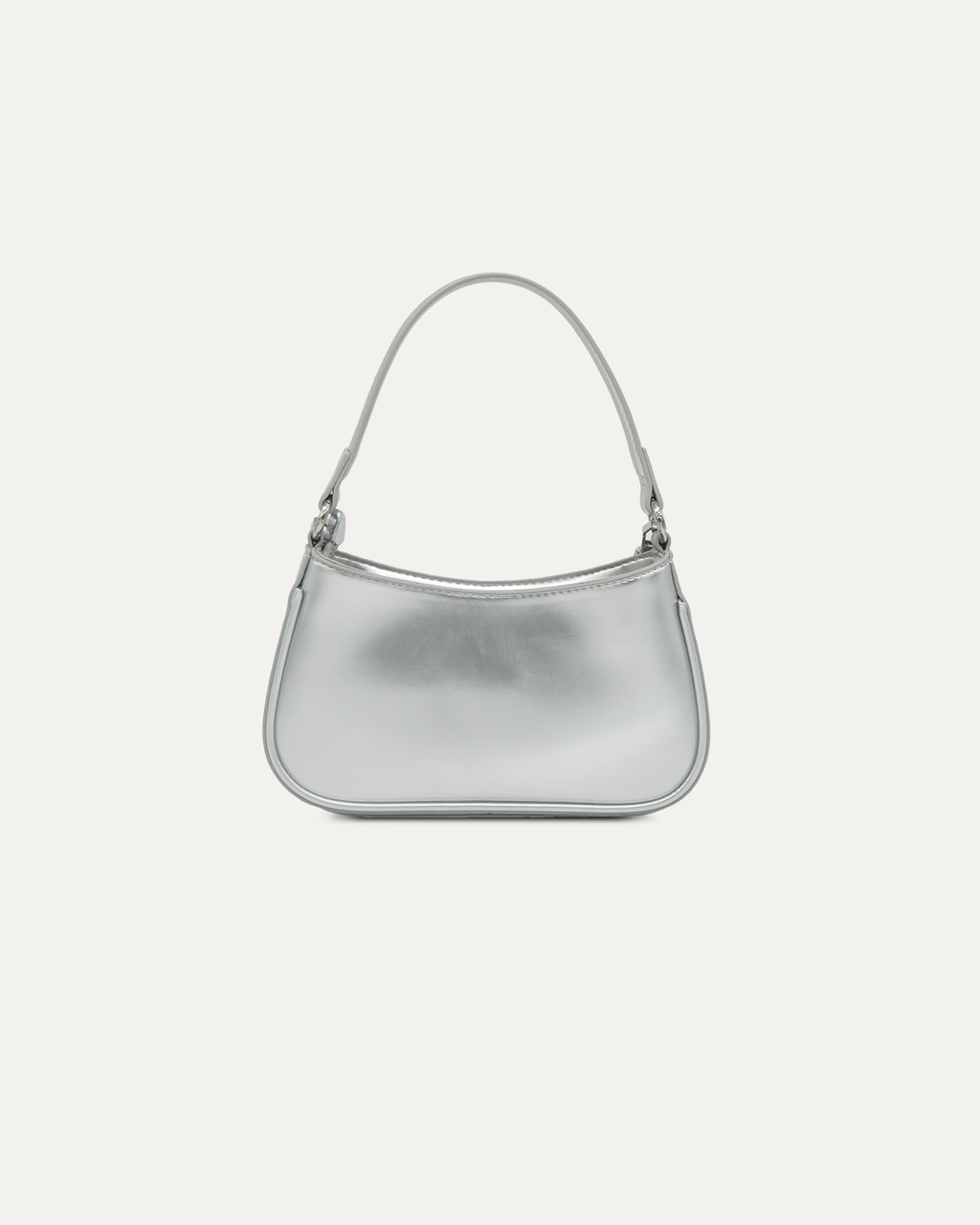 Silver Party Wear Shoulder Bag