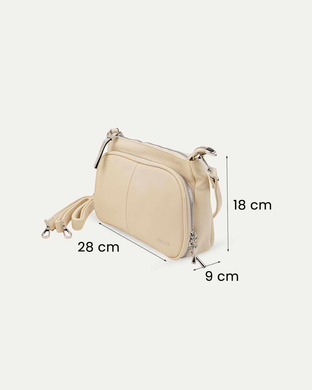 Beige Everyday Sling Bag