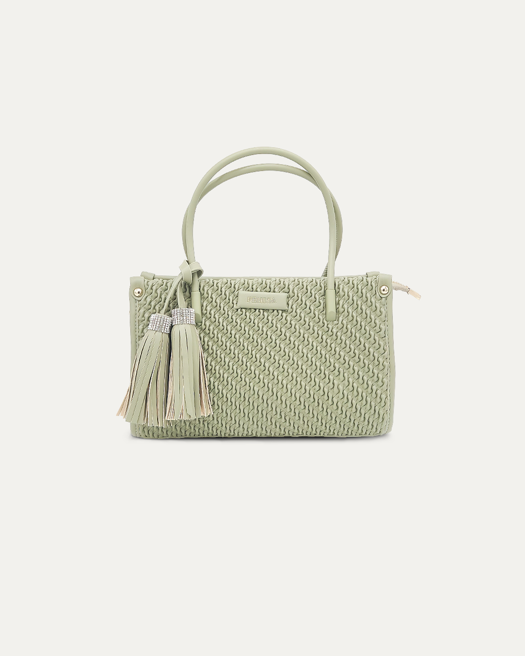 Sage Textured Handbag
