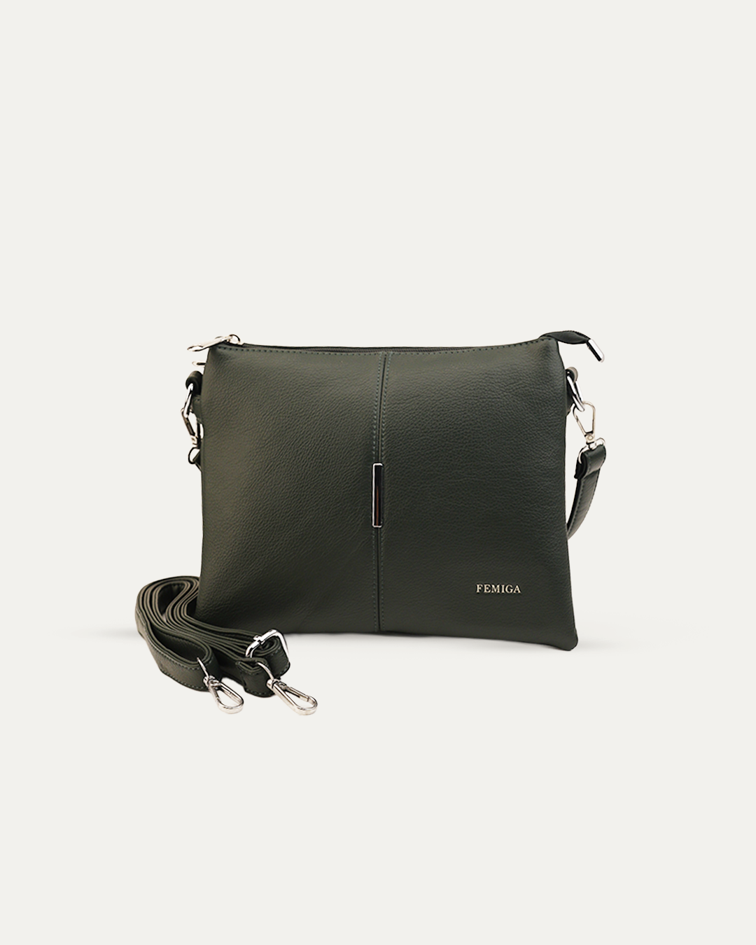 Sleek Olive Everyday Sling
