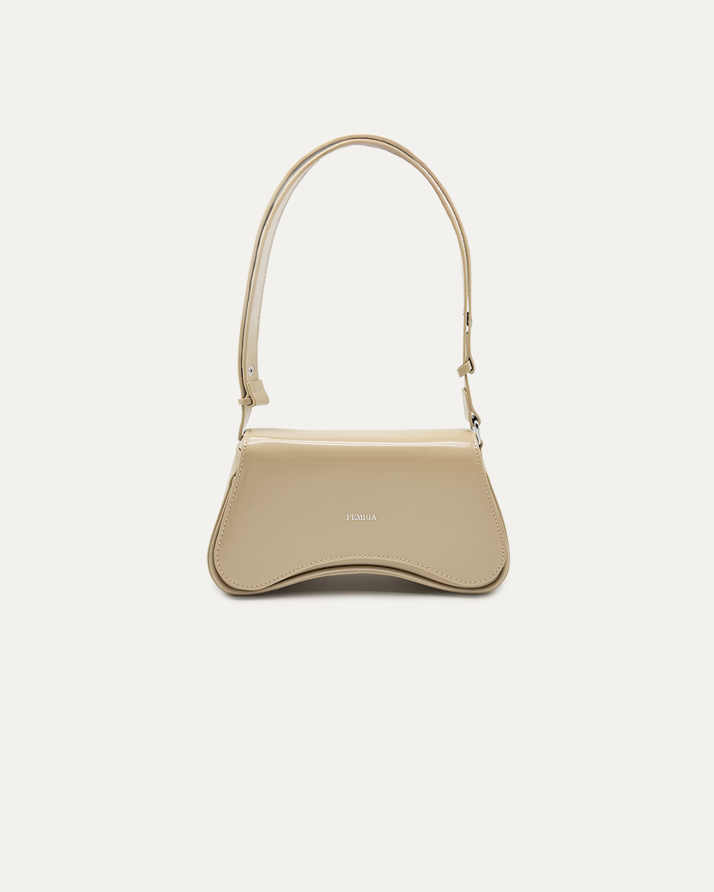Lightweight Curved Shoulder Bag