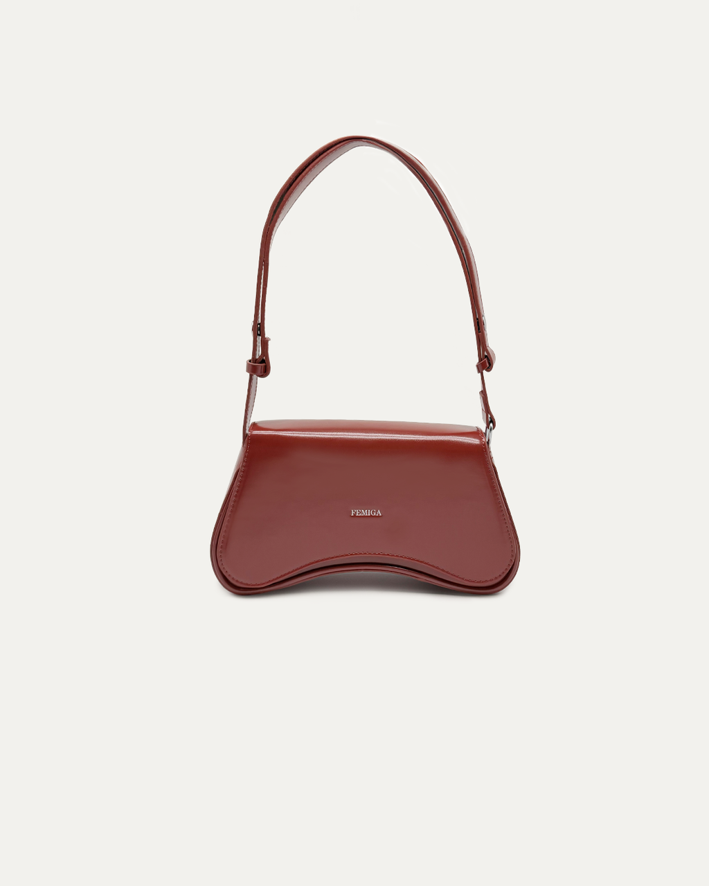 Lightweight Maroon Shoulder Bag