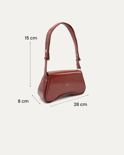 Lightweight Maroon Shoulder Bag
