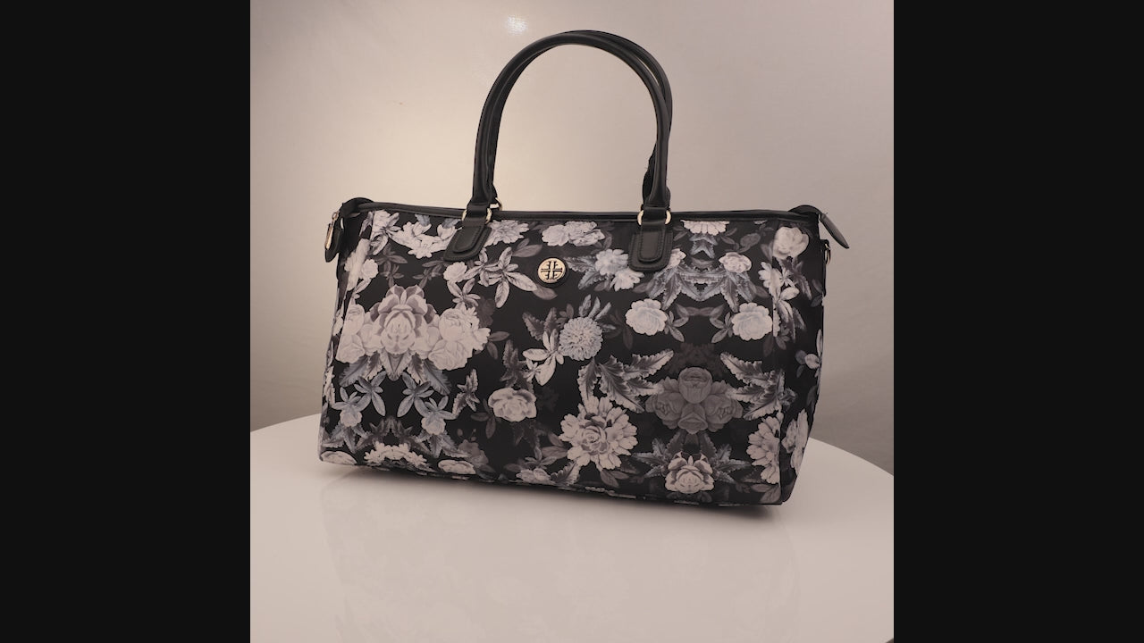 Femiga BloomDuffel - Noir Garden Edition (Femiga PrintLuxe Duffel)